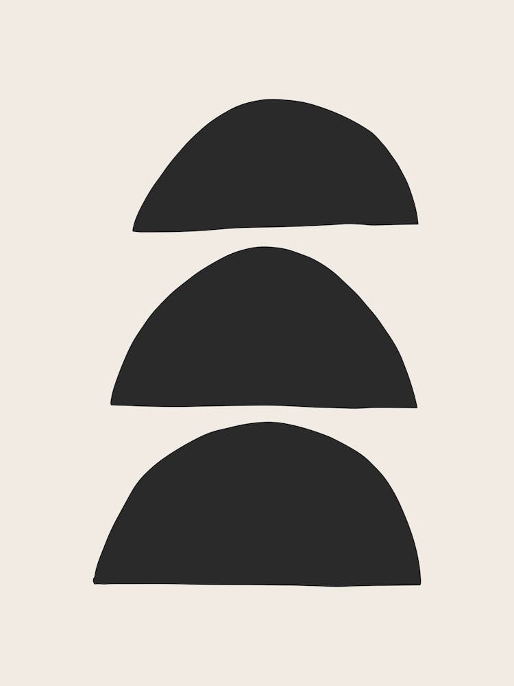 Half Moon Bowls Abstract