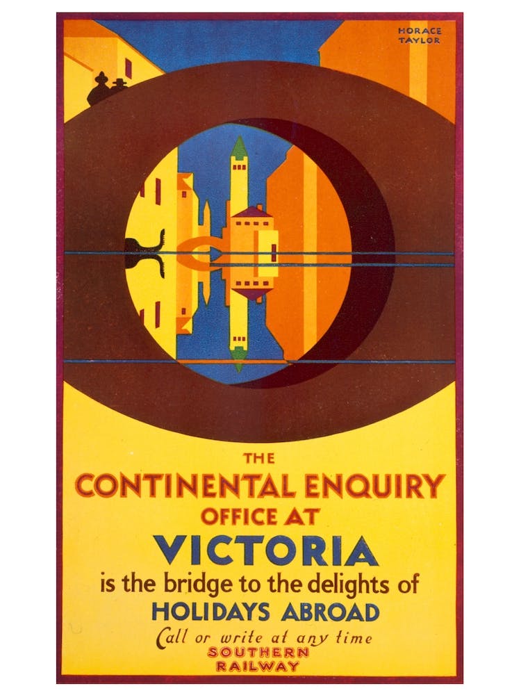 The Continental Enquiry Office At Victoria