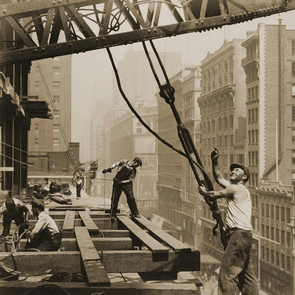 Construction Workers Empire State Building