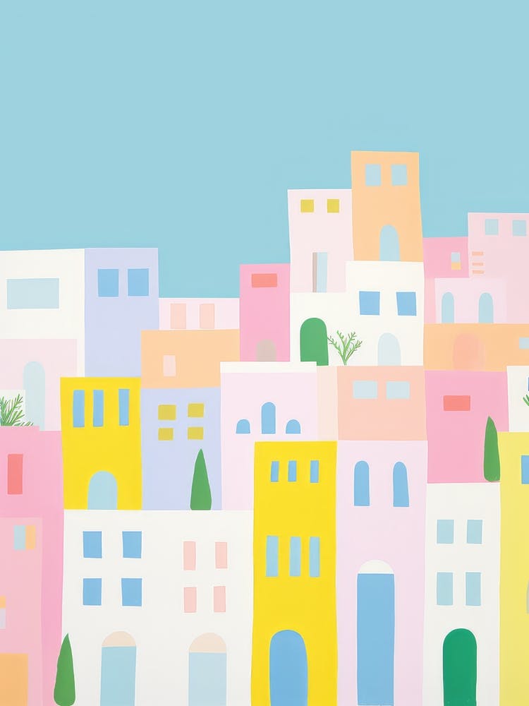 Ibiza, Spain Colourful View 2