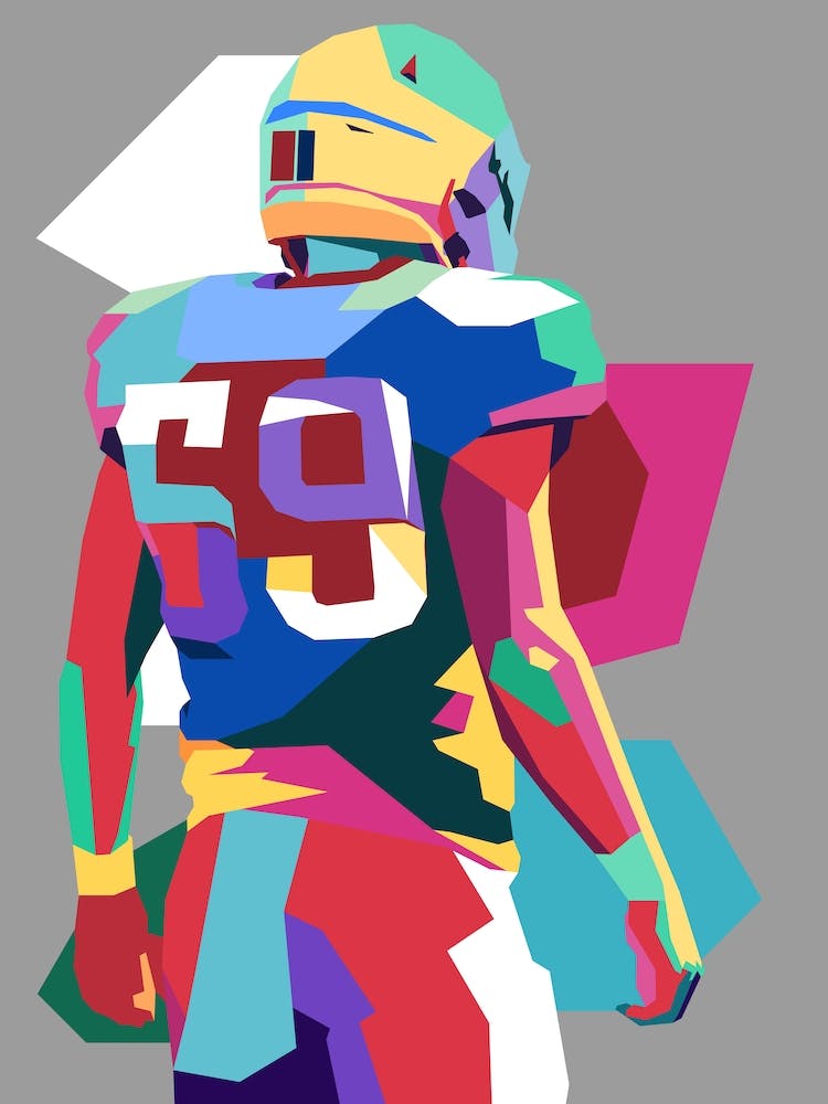 American Football Pop Art 18