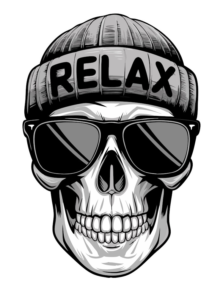 Grayscale Illustration Of A Human