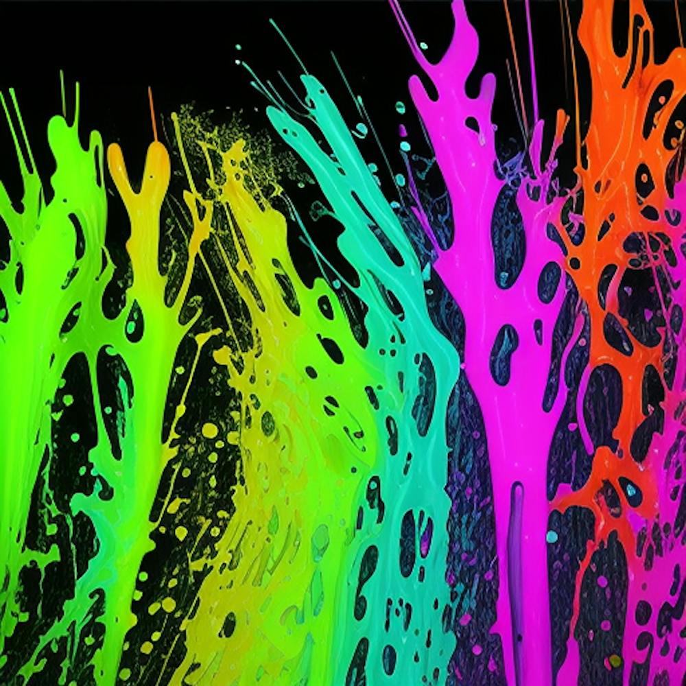 Colorful Paint Splashes