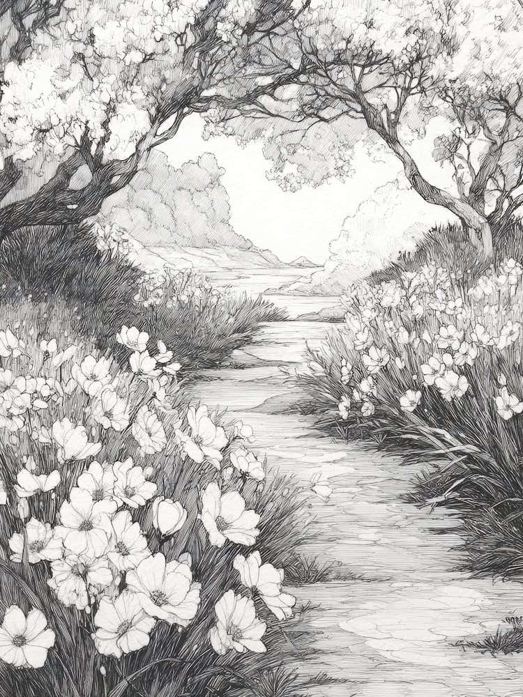 Path Through The Trees 1