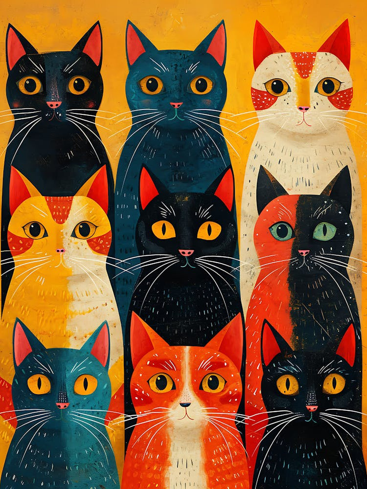 Group Of Cats 5
