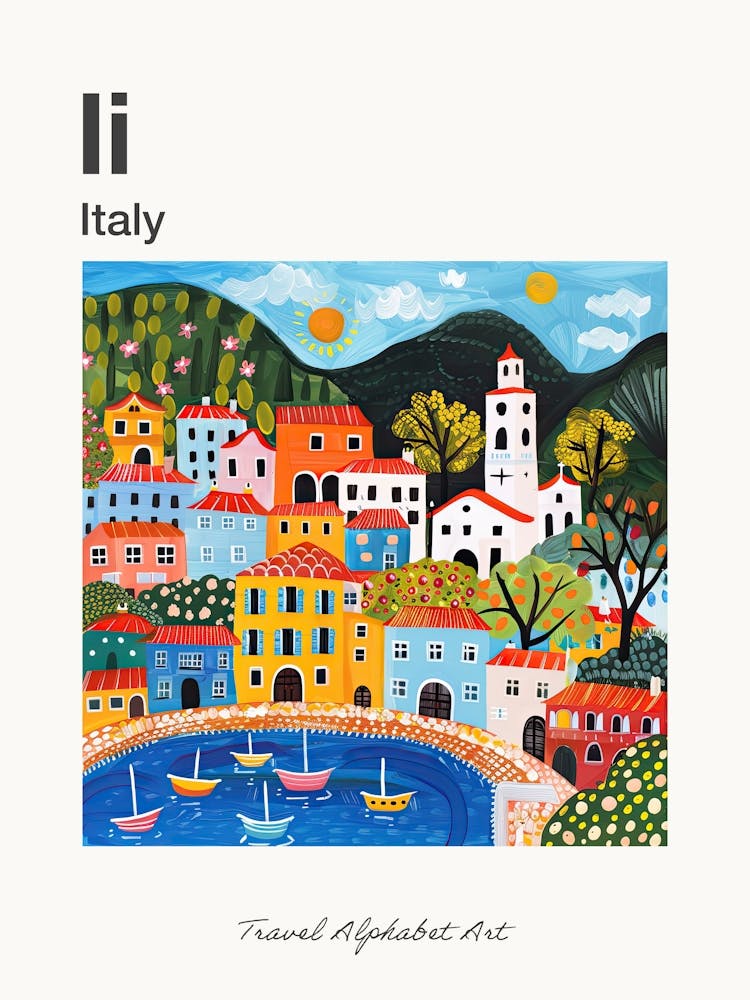 Kids Travel Alphabet  Italy 4