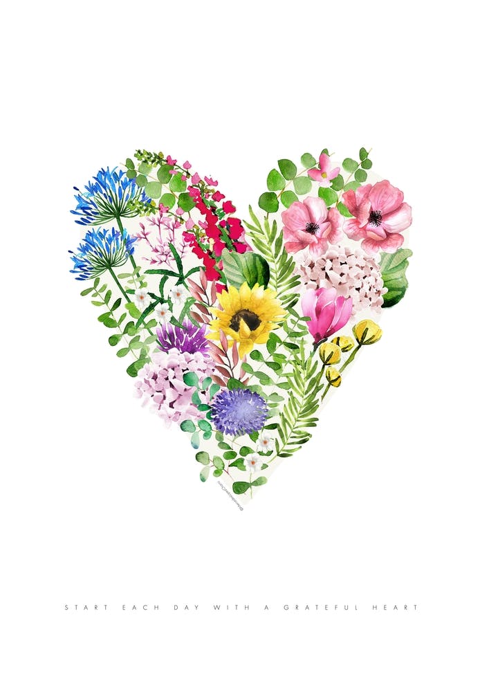 Grateful Heart Sunflowers