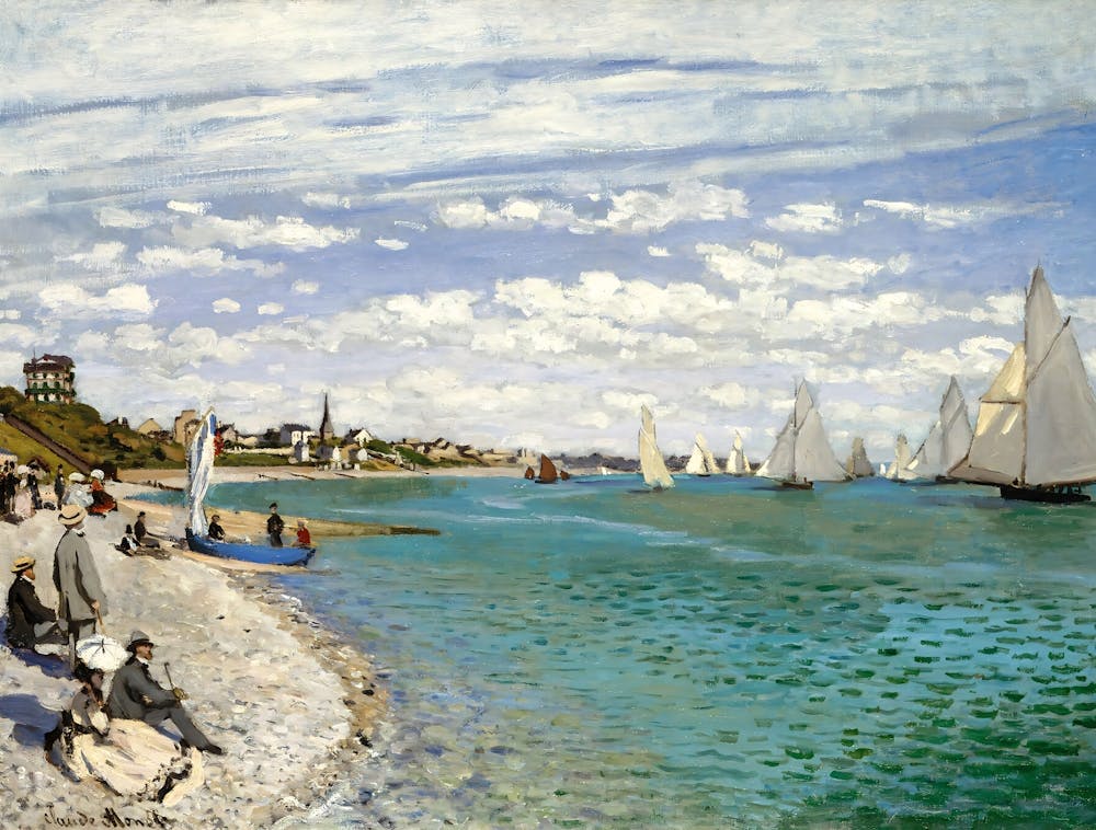 Claude Monet - At The Beach