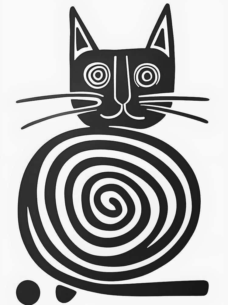 Cat In Spiral