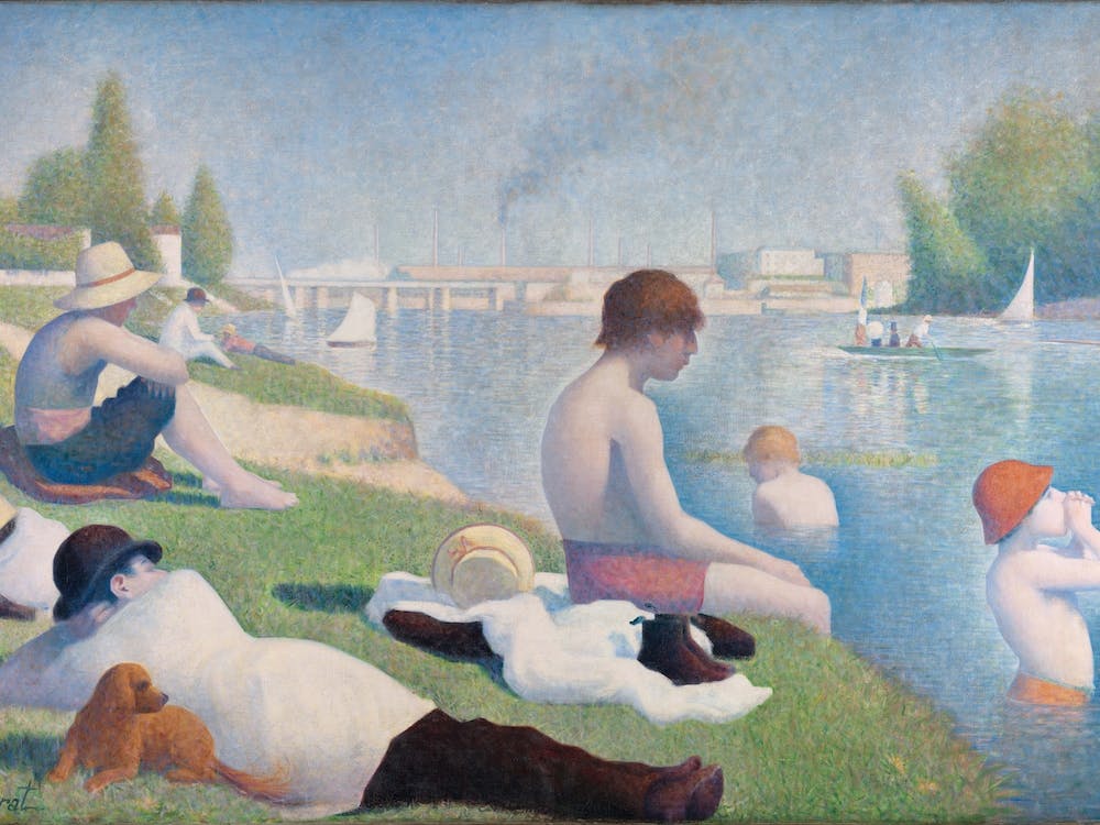 Bathers At Asnieres, Georges Seurat