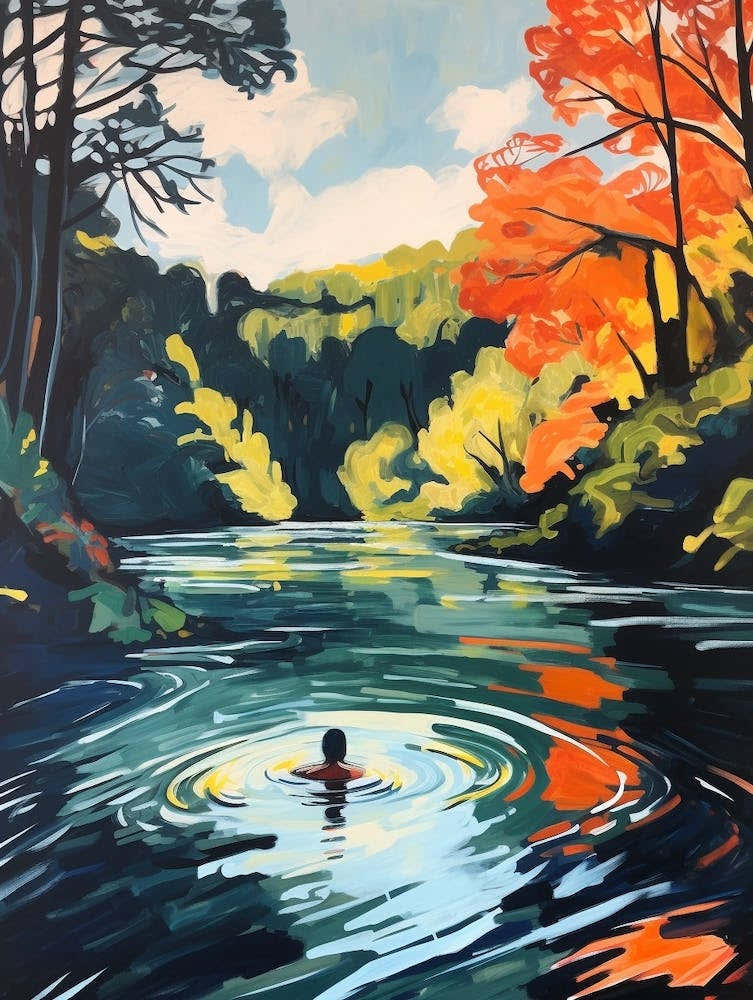 Wild Swimming At River Nidd Yorkshire 3