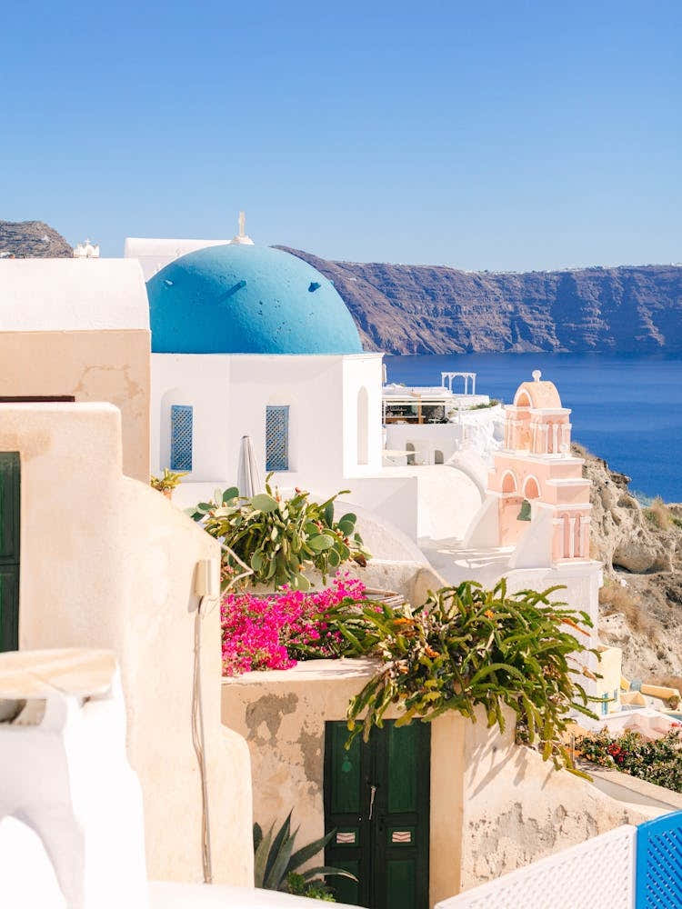 Colorful Santorini Greece