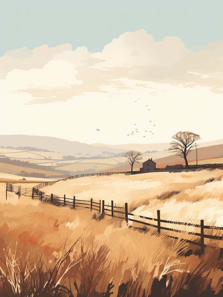 The Yorkshire Dales England 4 Hiking Trail Landscape