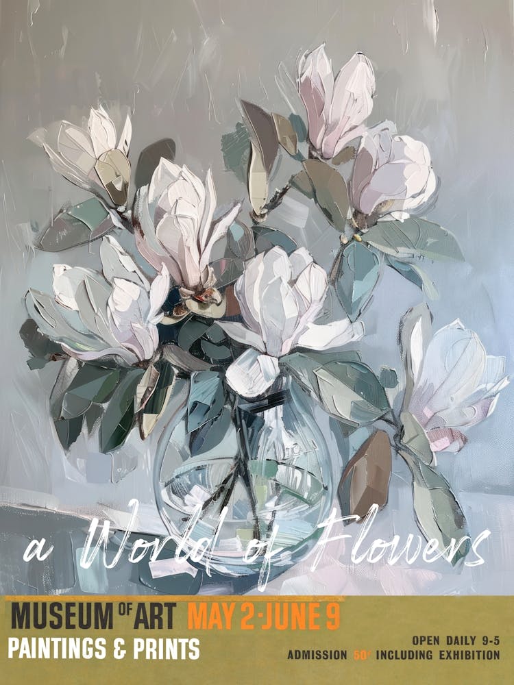 A World Of Flowers, Van Gogh Exhibition Magnolia 2