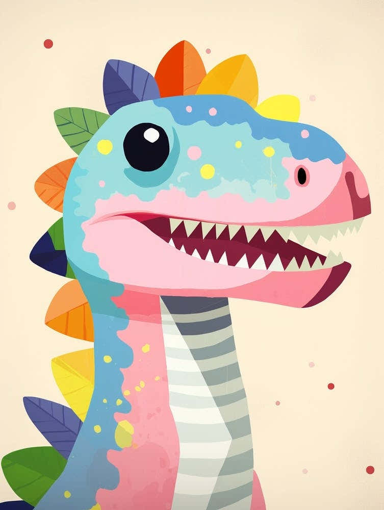 Colourful Dinosaur Torvosaurus 3