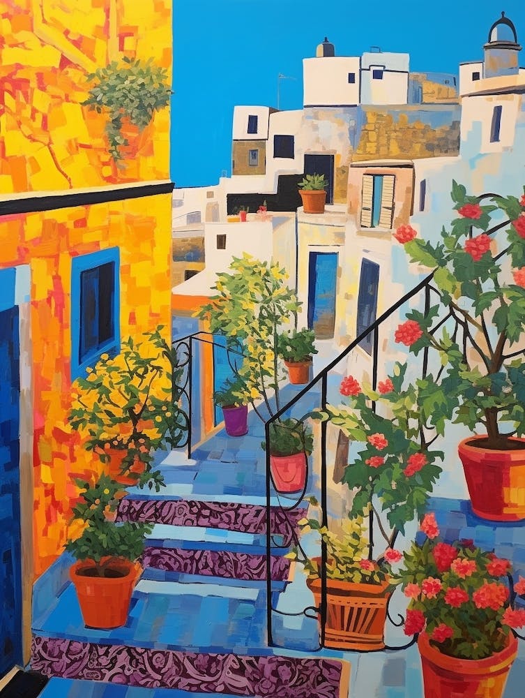 Bari Italy 2 Fauvist Painting