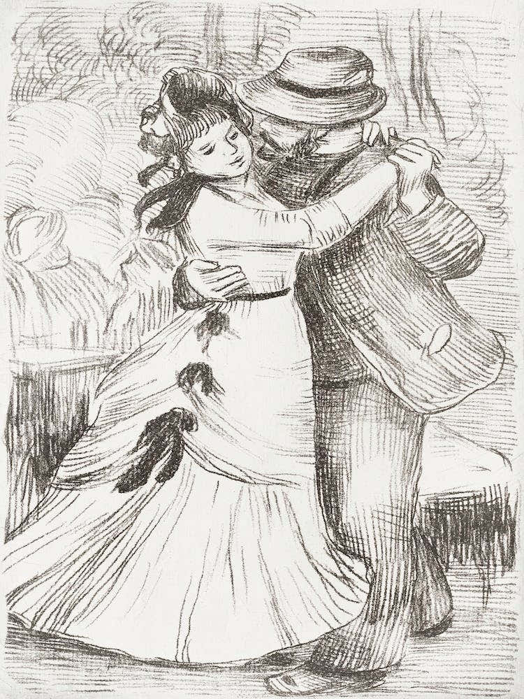 The Country Dance (1890), Pierre Auguste Renoir