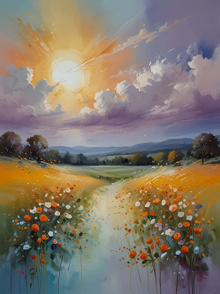 Sunset In The Meadow 2