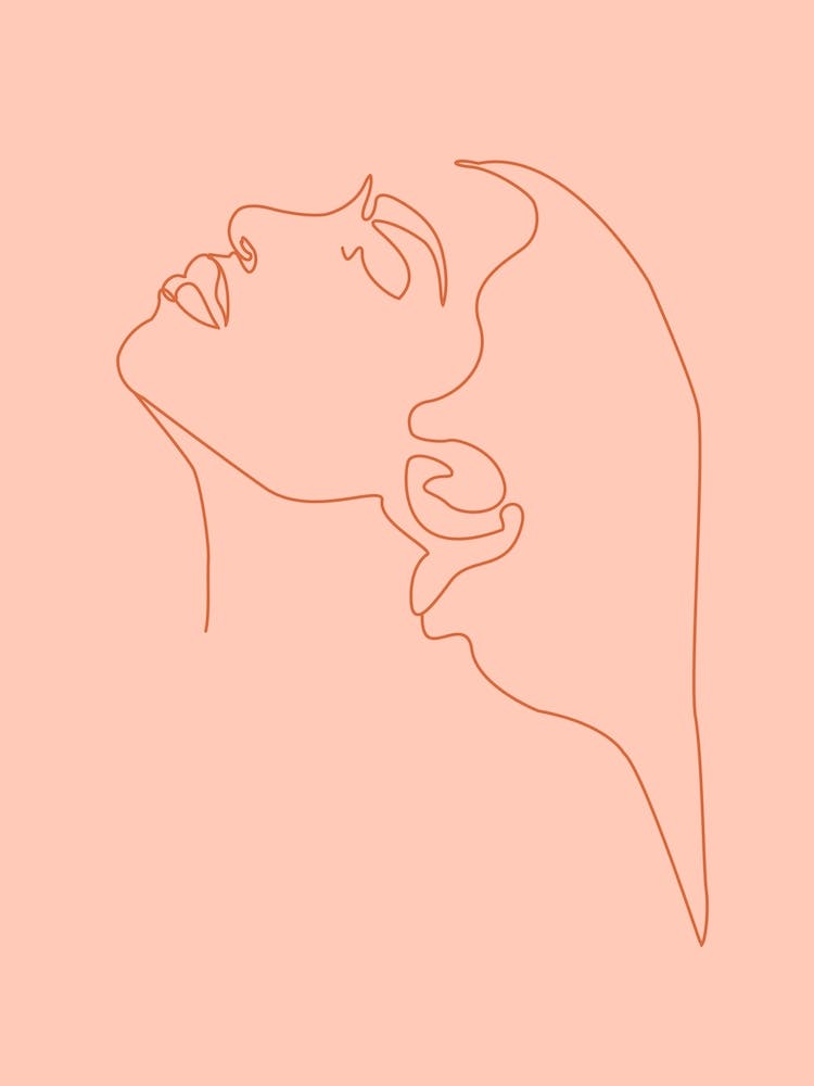 Magnetic Minimal Line Portrait