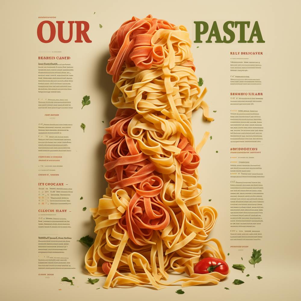 Our Pasta - Italian Pasta Poster