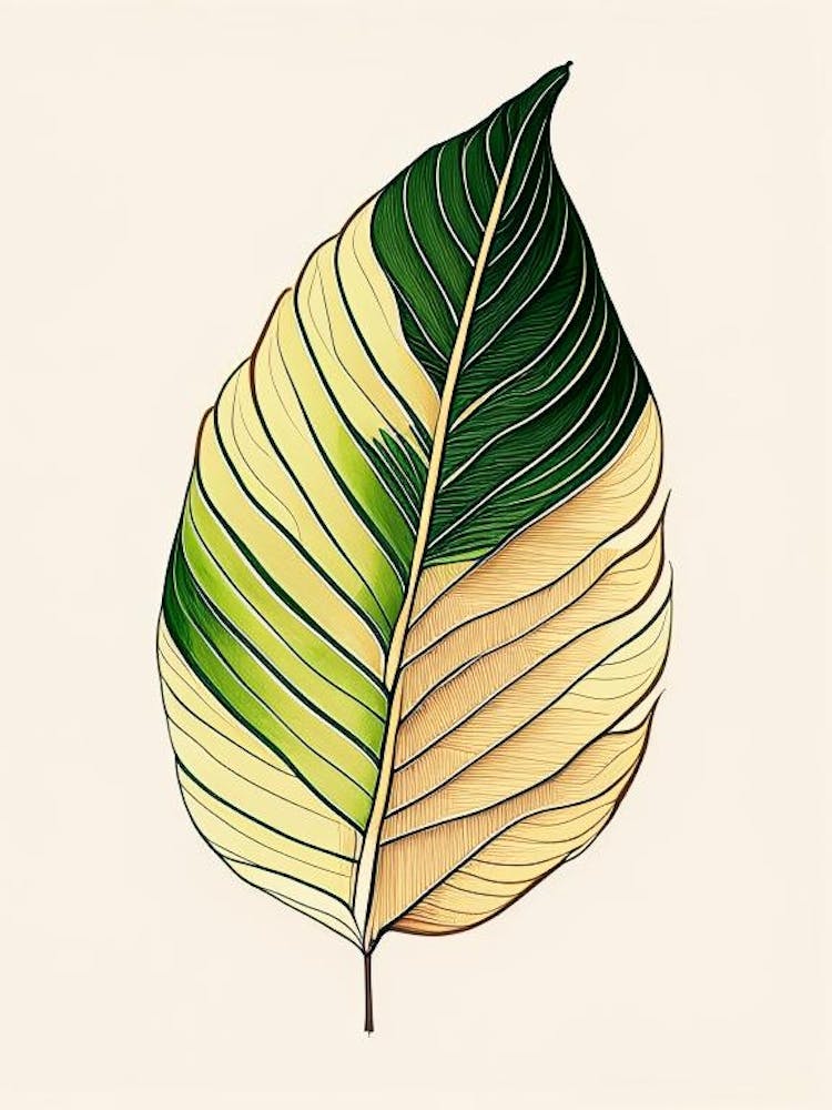 Banana Leaf Warm Tones