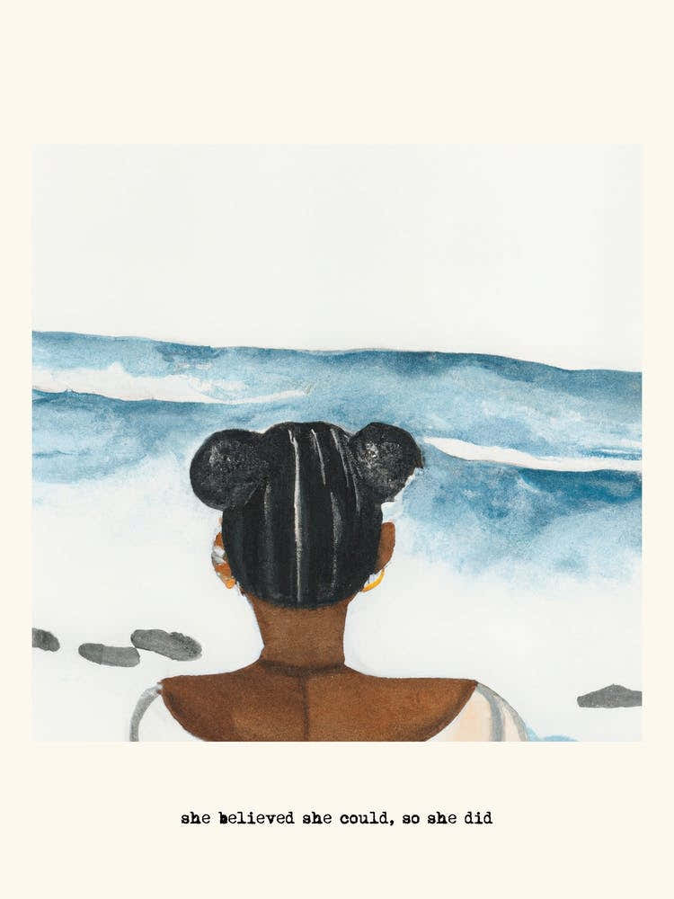 She Believed She Could, So She Did Young Girl