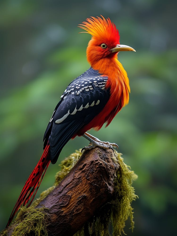 Nature's Canvas: Andean Jungle Bird Wall Art