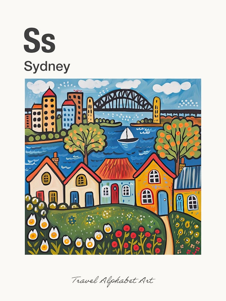 Kids Travel Alphabet  Sydney 3