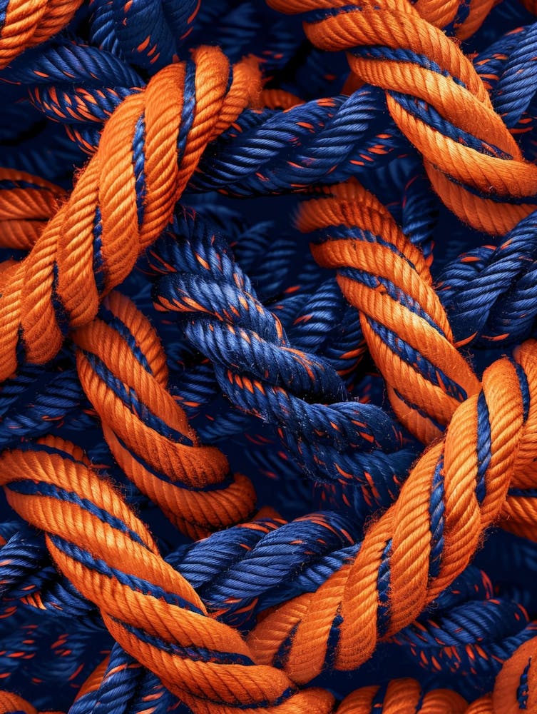 Blue And Orange Ropes 2
