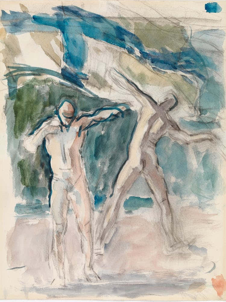 Two Men, 1918 1925 By Magnus Enckell