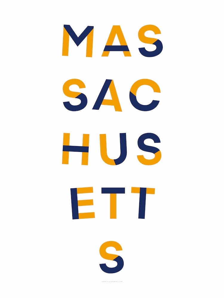 Massachusetts State Flag Colours