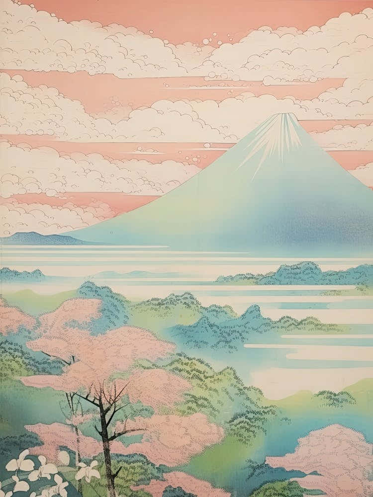 Mount Kaimon In Kagoshima, Japanese Landscape 3