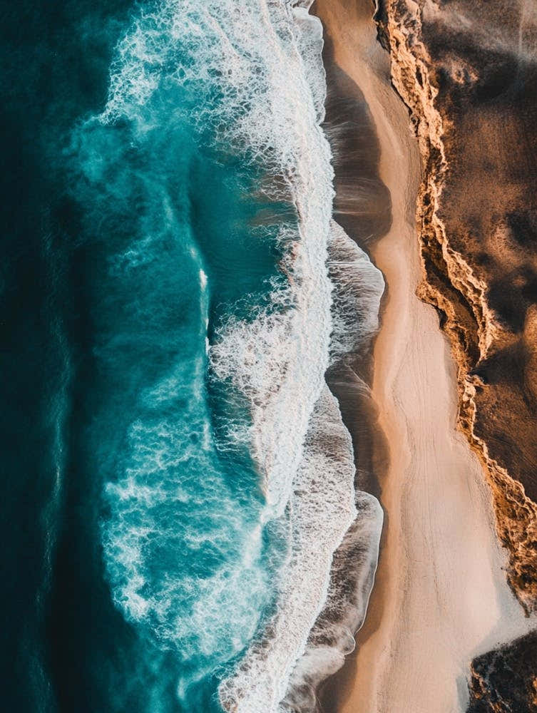 Aerial View Of A Beach 52