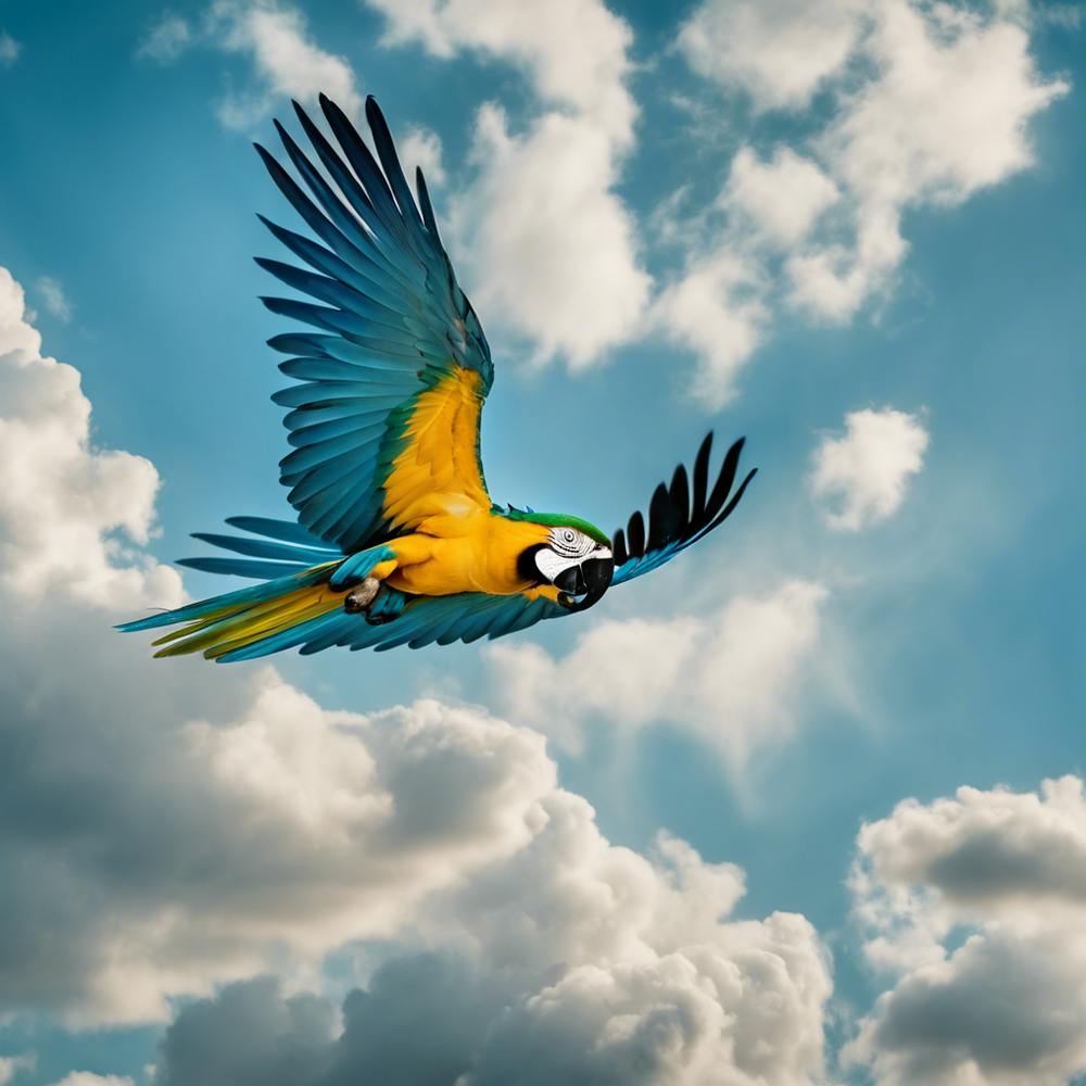 Parrot In Flight 3