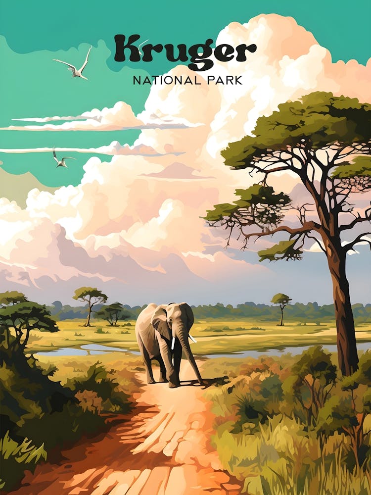 Kruger National Park 3 Travel Poster 3 4 Resize