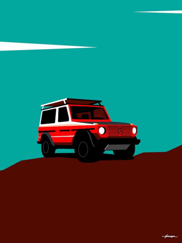 1987 Mercedes G Wagon - Retro Pop