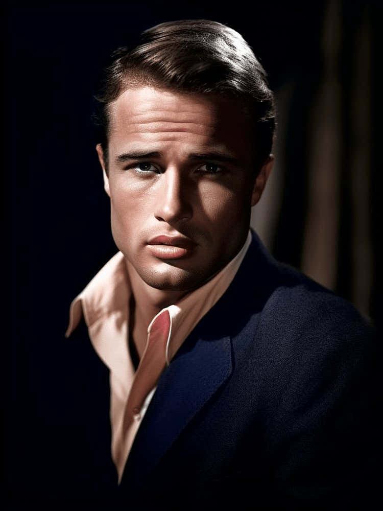 Color Photograph Marlon Brando 2