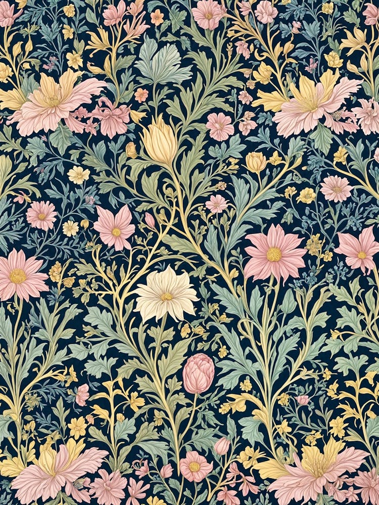 William Morris In Pastel no2