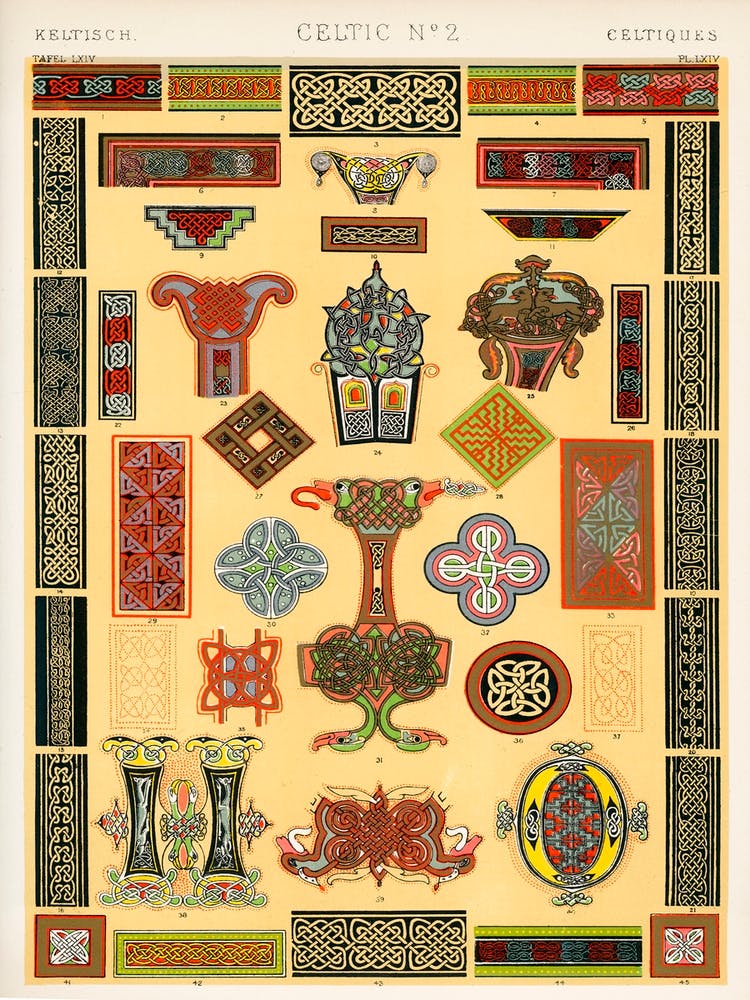 Vintage Pattern Illustration, Owen Jones