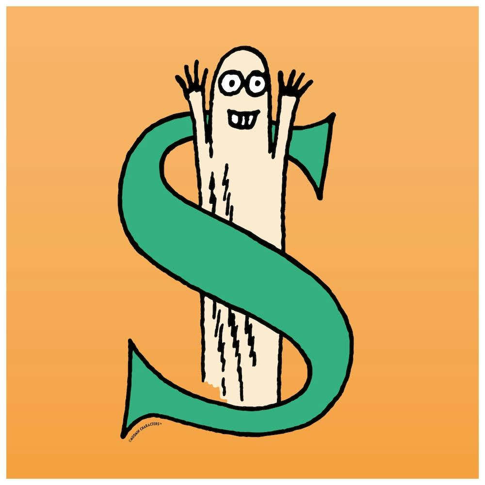 Moomin Collection Alphabet Letter S