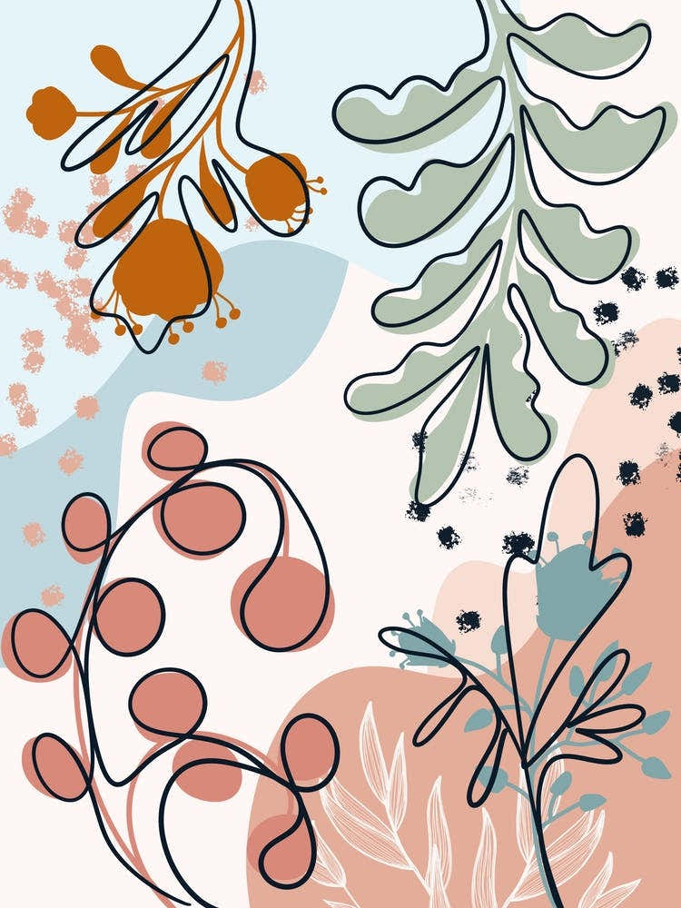 Abstract Floral Pattern 4