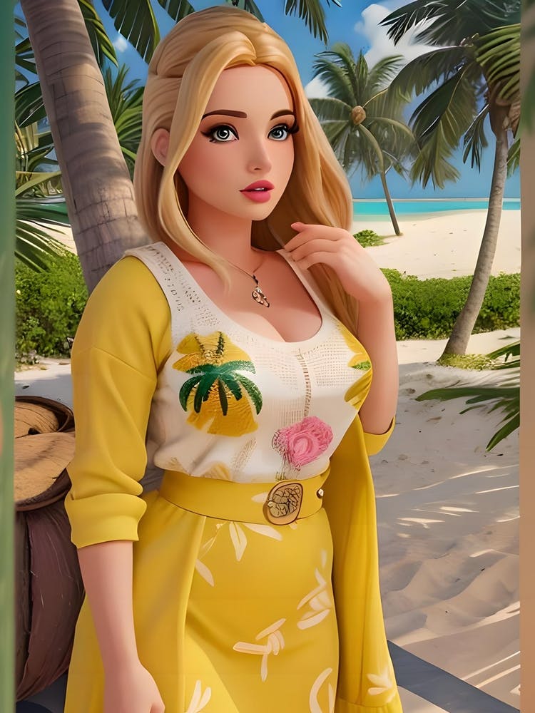 Hawaiian Barbie Doll by Saloni