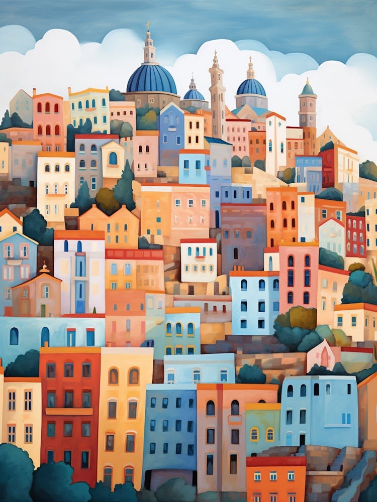 Valletta Malta 4 Illustration