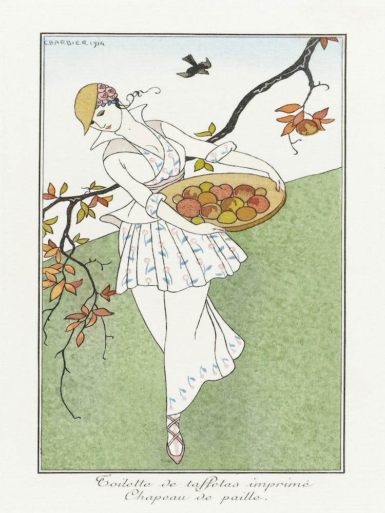 Costumes Parisiens No 10, George Barbier