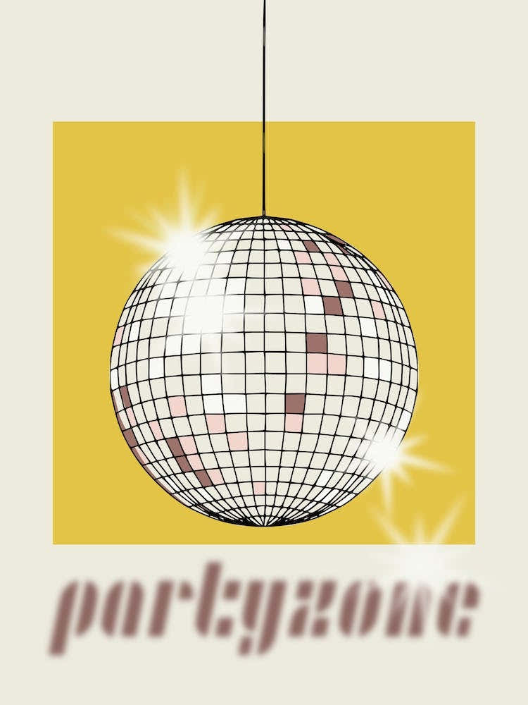 Celebrate The 80s Partyzone Yellow