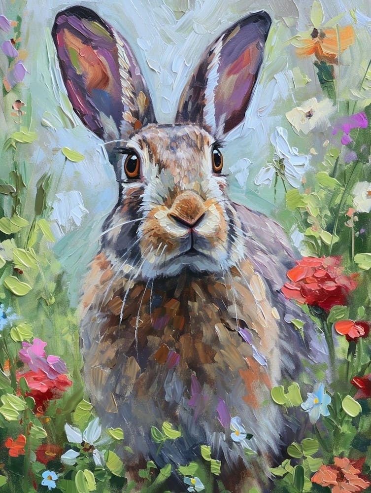 Rhinelander Rabbit Painting 3