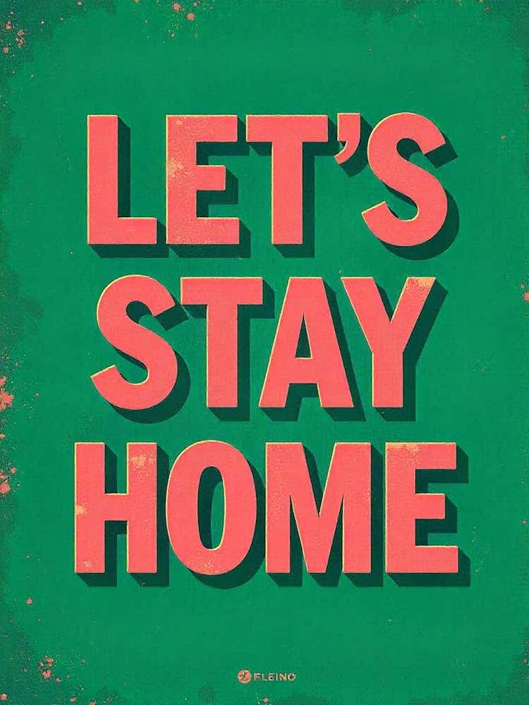 Let’S Stay Home Green Hallway 2