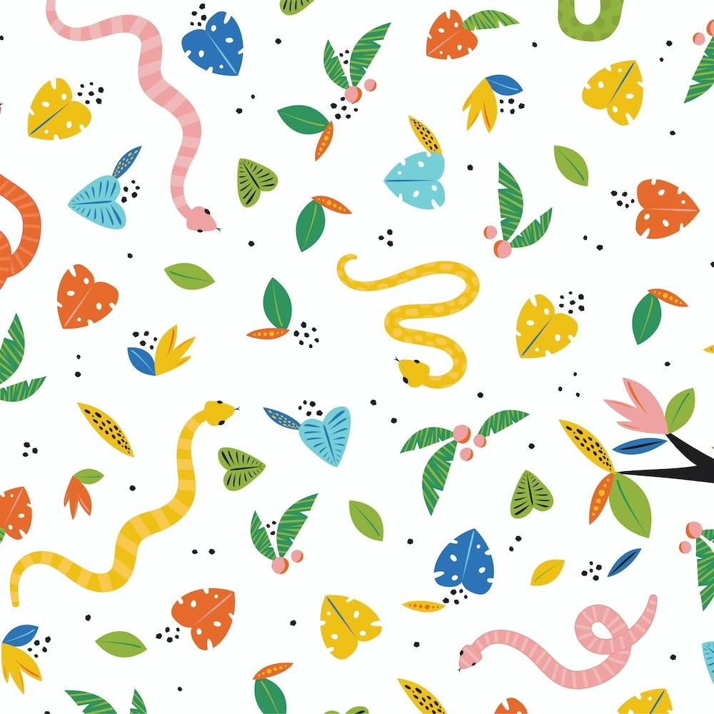 Jungle Snakes - White