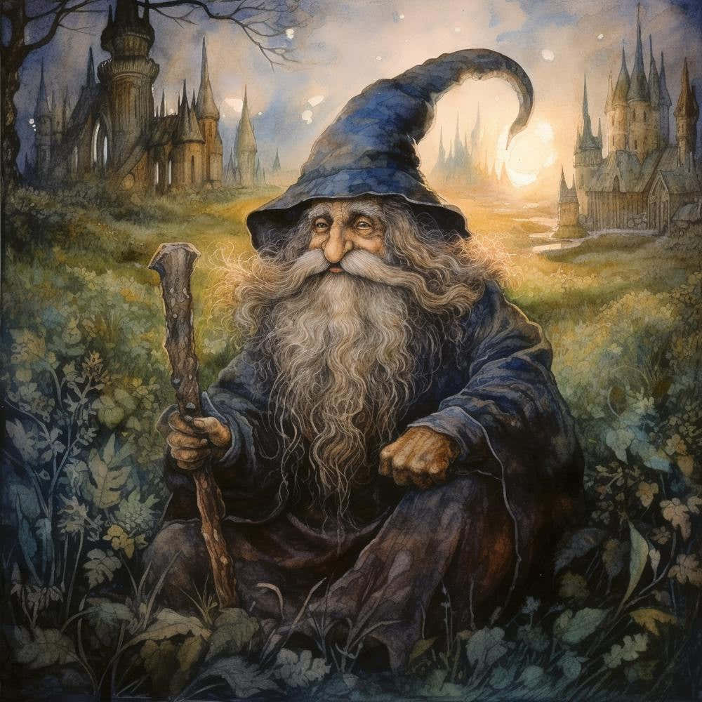 A Magical Wizard Of The Enchanted Forest Called Olon