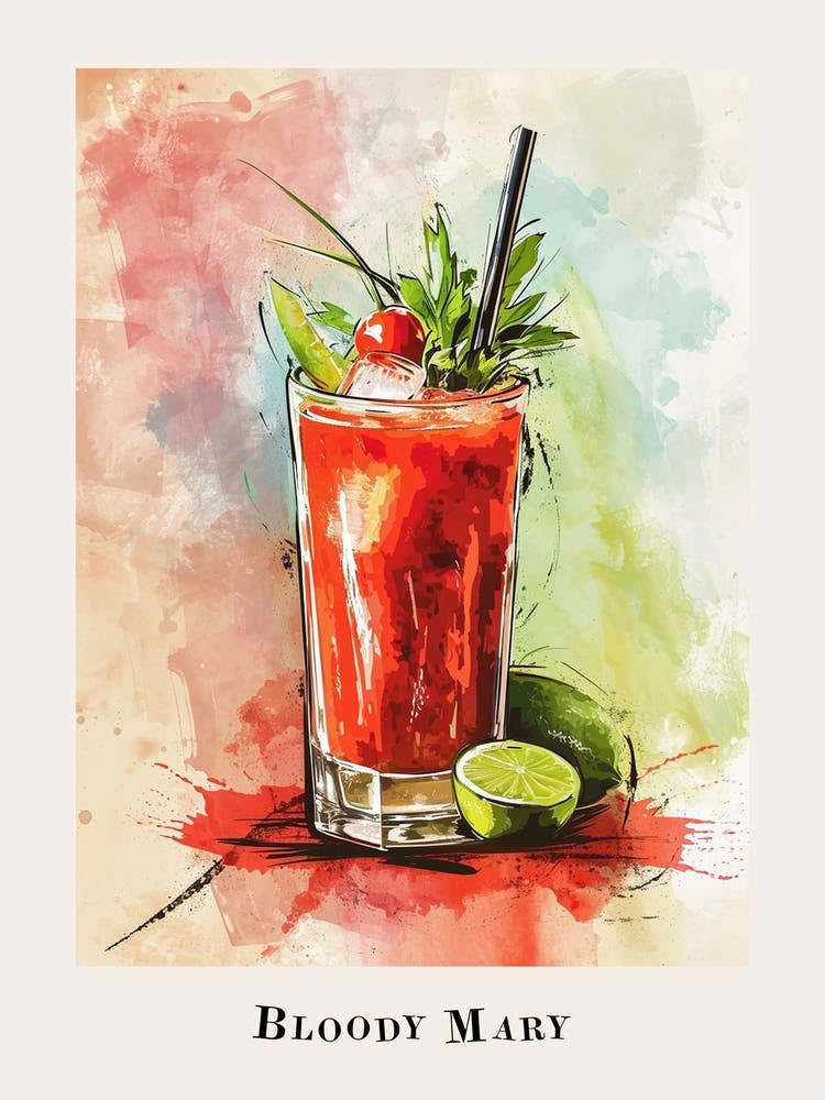 Bloody Mary Tile Poster 2